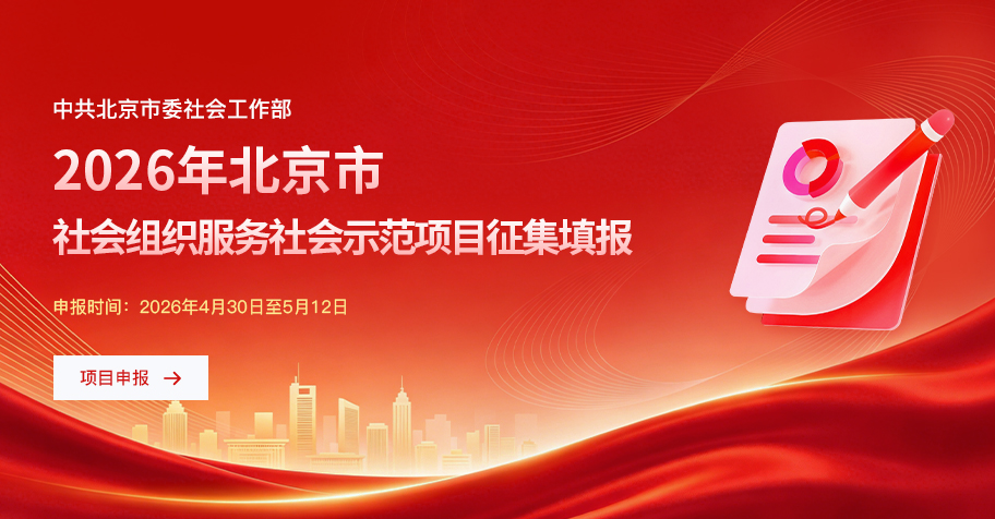 2026年北京市社会组织服务社会示范项目征集填报